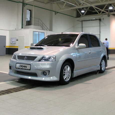 Накладка на капот "Power DM 2" для Renault Logan купить недорого с доставкой в Клин