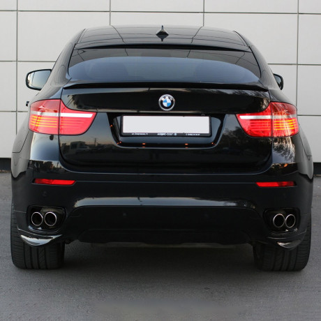 Клыки на задний бампер "GT" для BMW X6 купить недорого с доставкой в Клин