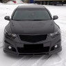 Вставка между клыками переднего бампера Modulo для Honda Accord (VIII gen)(2008-2013) купить недорого с доставкой в Клин