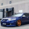 Вставка между клыками переднего бампера Modulo для Honda Accord (VIII gen)(2008-2013) купить недорого с доставкой в Клин