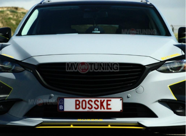 Спойлер-Вставка между клыками "SkyActivSport" для Mazda 6 (2015-н.в.) купить недорого с доставкой в Клин