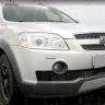 Защита радиатора "Standart" Chevrolet Captiva (2006-2011) низ, чёрная купить недорого с доставкой в Клин