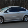 Накладки на пороги "Sport" для Ford Focus 2 (хэтчбэк) 3-5D (2004-2011) купить недорого с доставкой в Клин
