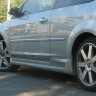 Накладки на пороги "Sport" для Ford Focus 2 (хэтчбэк) 3-5D (2004-2011) купить недорого с доставкой в Клин