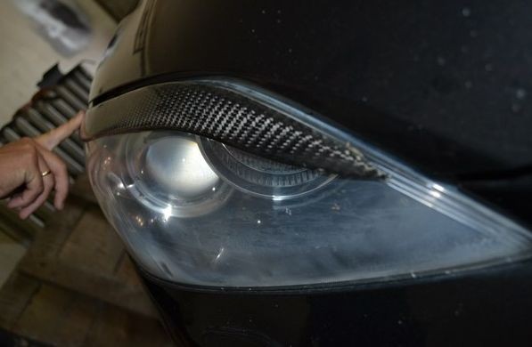 Реснички Карбоновые Mazda 3 (Hatchback) (МПС) купить недорого с доставкой в Клин
