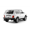 Защита порогов с накладками d63мм ШАГРЕНЬ (ППК) L@DA "4х4 2121" 1995-/ "4x4 URBAN" 2015- купить недорого с доставкой в Клин