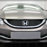 Защита радиатора "Standart" Honda Civic (2012-2015) чёрная купить недорого с доставкой в Клин