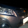 Защита радиатора "Standart" Chevrolet Cruze (2012-2015) верх, чёрная купить недорого с доставкой в Клин