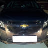 Защита радиатора "Standart" Chevrolet Cruze (2012-2015) верх, чёрная купить недорого с доставкой в Клин