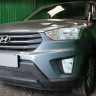 Защита радиатора "Standart" Hyundai Creta чёрная купить недорого с доставкой в Клин
