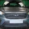Защита радиатора "Standart" Hyundai Creta чёрная купить недорого с доставкой в Клин
