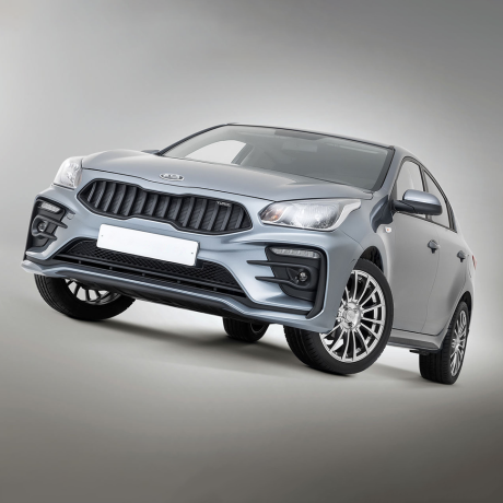 Бампер передний "Kudos" для Kia Rio (2017-2020) купить недорого с доставкой в Клин