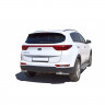 Защита заднего бампера «Уголки» (d51) для Kia Sportage (2016-н.в.)(Окрашенное) купить недорого с доставкой в Клин