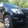 Защита радиатора "Standart" Chevrolet Trailblazer (2012-2015) чёрная купить недорого с доставкой в Клин