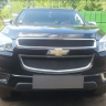 Защита радиатора "Standart" Chevrolet Trailblazer (2012-2015) чёрная купить недорого с доставкой в Клин