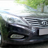 Защита радиатора "Standart" Hyundai Grandeu (2012-2015) чёрная купить недорого с доставкой в Клин