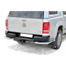 Защита заднего бампера «Уголки двойные» (d63,5) для Volkswagen Amarok (2010-2016)(Нерж. Сталь) купить недорого с доставкой в Клин