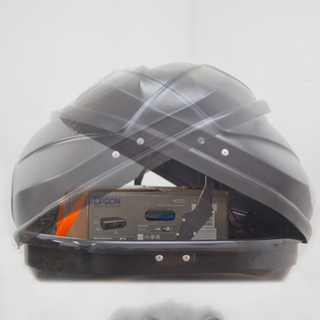 Автобокс YUAGO Avatar (тиснение) (EuroLock) двусторонний, черный, 460л купить недорого с доставкой в Клин