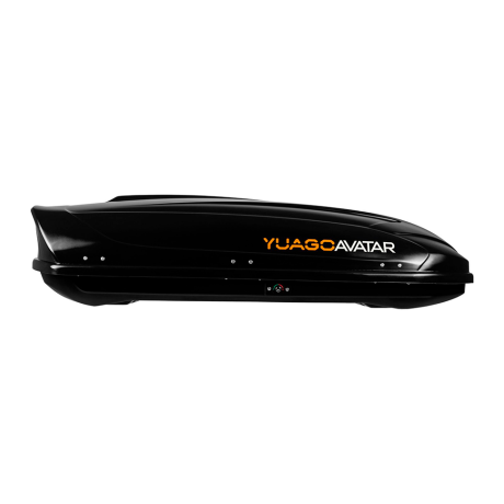 Автобокс YUAGO Avatar (тиснение) (EuroLock) двусторонний, черный, 460л купить недорого с доставкой в Клин