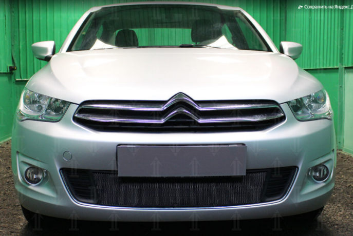 Защита радиатора "Standart" Citroen C-Elysee (2012-2017) чёрная купить недорого с доставкой в Клин