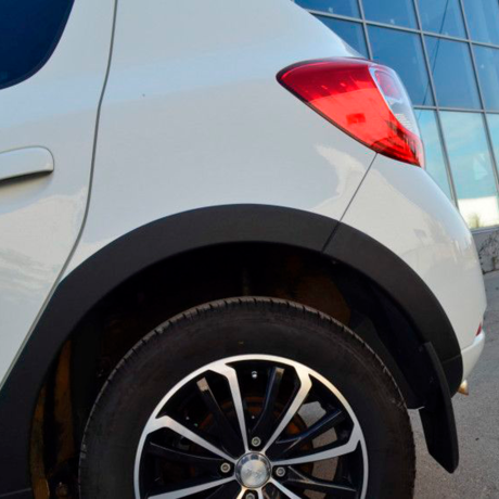 Накладки на арки "KART RS NEW" для Renault Sandero NEW (Без комплектации) купить недорого с доставкой в Клин