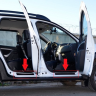Накладки в проемы передних и задних дверей "КАРТ" для Renault Duster дорестайлинг до 2015 г.в. купить недорого с доставкой в Клин