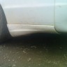 Накладки (клыки) на задний бампер (сток) Toyota Cresta 90 купить недорого с доставкой в Клин