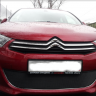 Защита радиатора "Standart" Citroen C4 (2010-2015) чёрная купить недорого с доставкой в Клин
