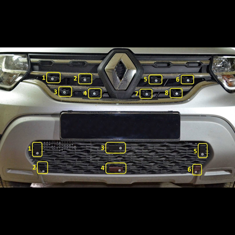 Заглушка №1 (верх) "КАРТ" для Renault Duster 2 (с 2021 г.в.) купить недорого с доставкой в Клин