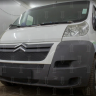Защита радиатора "Standart" Citroen Jumper (2006-2014) верх, чёрная купить недорого с доставкой в Клин