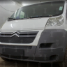 Защита радиатора "Standart" Citroen Jumper (2006-2014) верх, чёрная купить недорого с доставкой в Клин