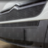 Защита радиатора "Standart" Citroen Jumper (2006-2014) верх, чёрная купить недорого с доставкой в Клин