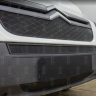 Защита радиатора "Standart" Citroen Jumper (2006-2014) верх, чёрная купить недорого с доставкой в Клин