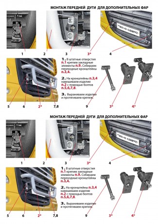 Дуга передняя для дополнительных фар DAF FT XF105.410-460 (2008-2013)(Окрашенное) купить недорого с доставкой в Клин