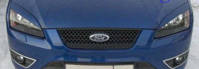Накладки на фары (реснички) широкие var №2 для Ford Focus 2 (2004-2008) купить недорого с доставкой в Клин