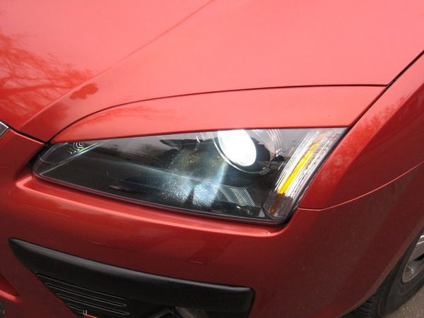 Накладки на фары (реснички) широкие var №2 для Ford Focus 2 (2004-2008) купить недорого с доставкой в Клин