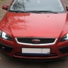 Накладки на фары (реснички) широкие var №2 для Ford Focus 2 (2004-2008) купить недорого с доставкой в Клин