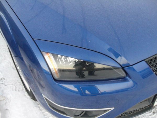 Накладки на фары (реснички) широкие var №2 для Ford Focus 2 (2004-2008) купить недорого с доставкой в Клин
