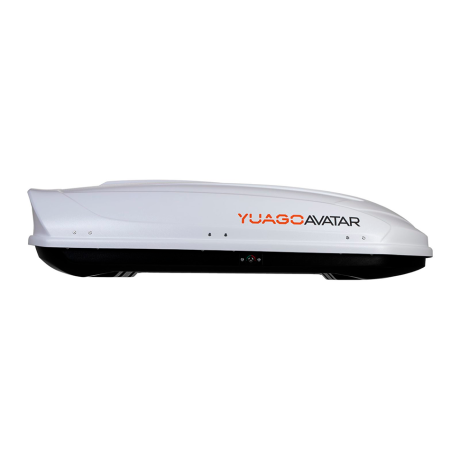 Автобокс YUAGO Avatar (тиснение) (EuroLock) двусторонний, белый, 460л купить недорого с доставкой в Клин