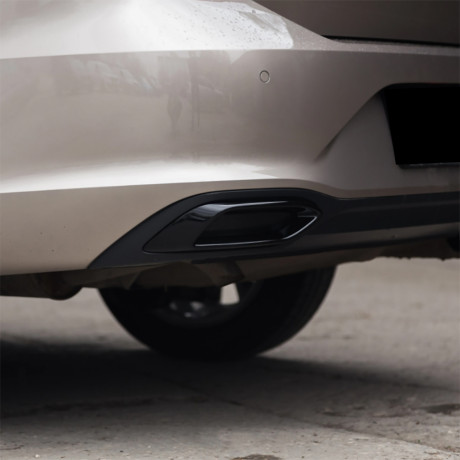 Имитация выхлопа SPACE GRAY (серый глянец) для Volkswagen Polo Liftback (2020-2023) купить недорого с доставкой в Клин
