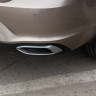 Имитация выхлопа SPACE GRAY (серый глянец) для Volkswagen Polo Liftback (2020-2023) купить недорого с доставкой в Клин