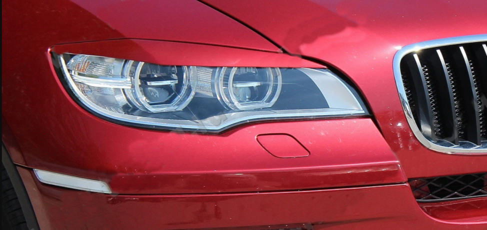 Накладки на фары (реснички) (Led-оптика) var №2 для BMW X6 E71 (2010-2014) купить недорого с доставкой в Клин