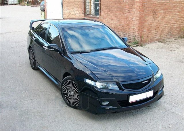 Накладки на фары (реснички) широкие для Honda Accord VII (2004-2008) купить недорого с доставкой в Клин