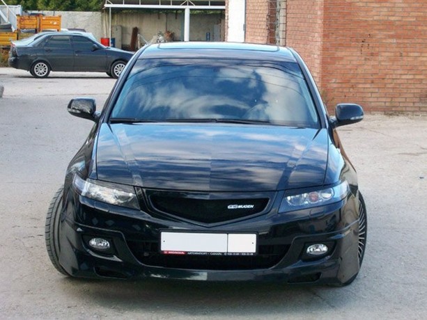 Накладки на фары (реснички) широкие для Honda Accord VII (2004-2008) купить недорого с доставкой в Клин