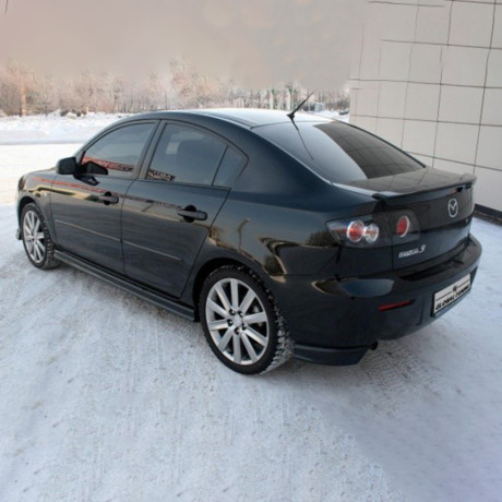 Лип спойлер "GT" для Mazda 3 (седан) купить недорого с доставкой в Клин