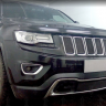 Защита радиатора "Standart" Jeep Grand Cherokee (2013-2018) верх, чёрная купить недорого с доставкой в Клин