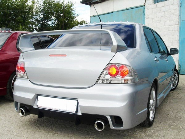Спойлер средний стиль "EVO" var №2 для Mitsubishi Lancer IX (2003-2009) купить недорого с доставкой в Клин
