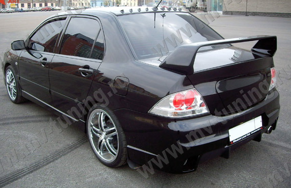 Спойлер средний стиль "EVO" var №2 для Mitsubishi Lancer IX (2003-2009) купить недорого с доставкой в Клин