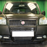 Защита радиатора "Standart" Fiat Doblo (2005-2016) чёрная купить недорого с доставкой в Клин