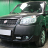 Защита радиатора "Standart" Fiat Doblo (2005-2016) чёрная купить недорого с доставкой в Клин
